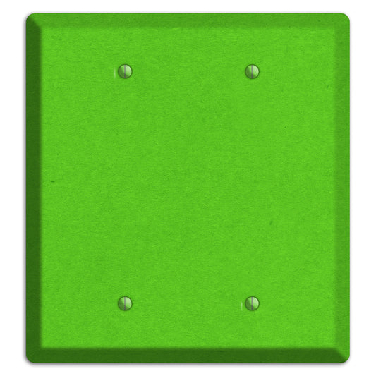 Kelly Green Kraft 2 Blank Wallplate