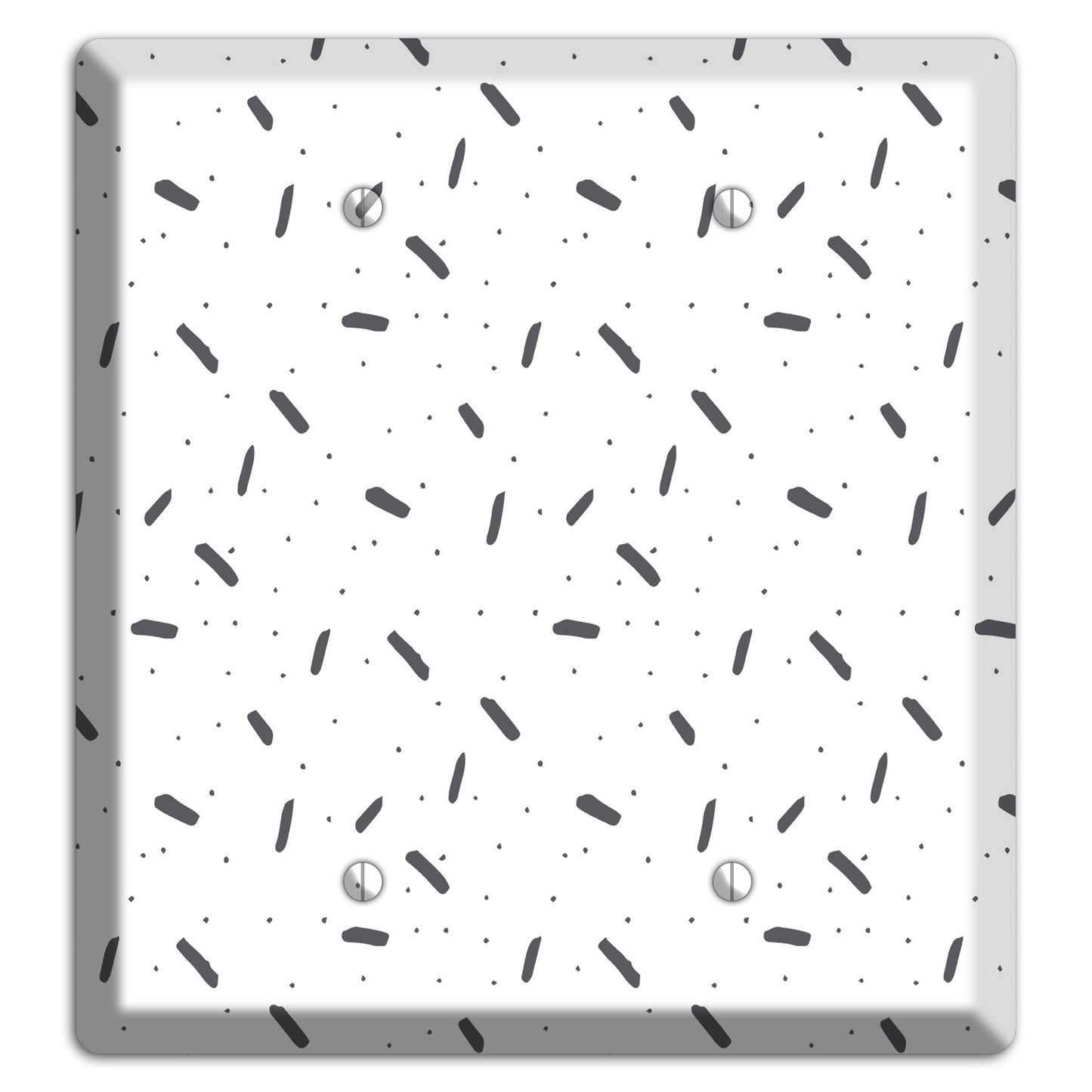 Abstract 13 2 Blank Wallplate