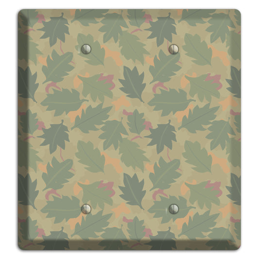 Wine Leaf Camo 2 Blank Wallplate