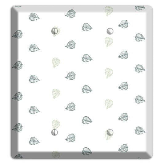 Leaves Style BB 2 Blank Wallplate