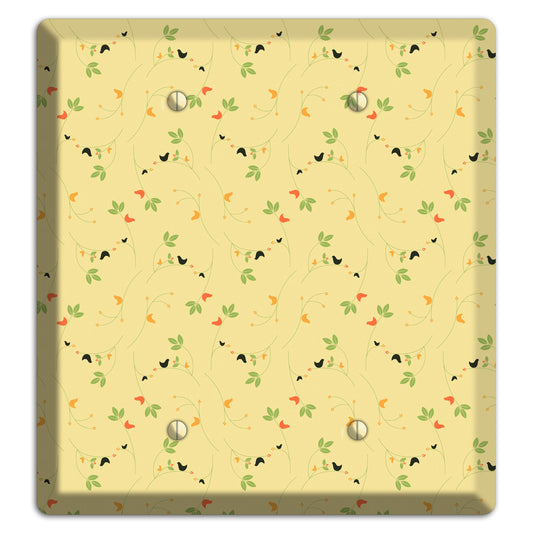 Tiny Yellow Flowers 2 Blank Wallplate