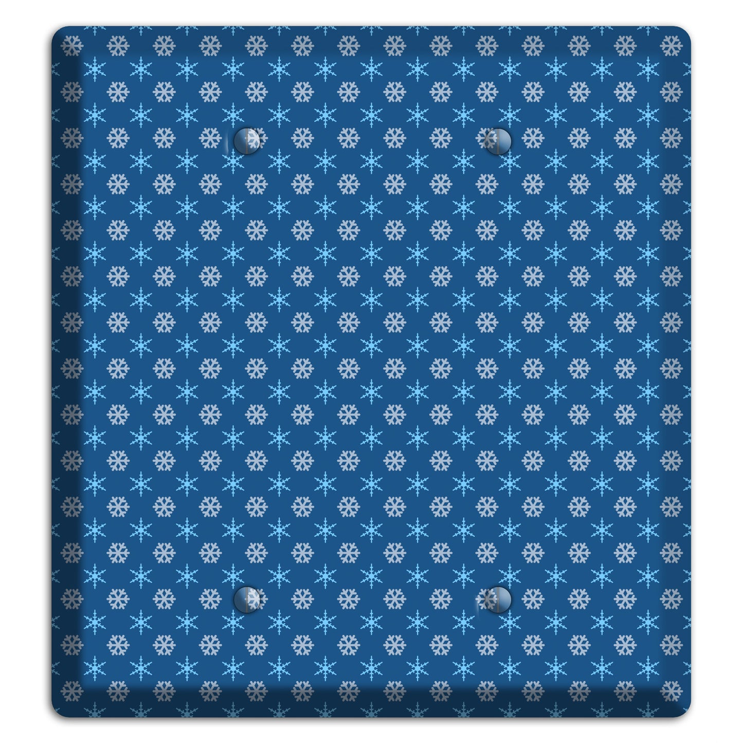 Blue Foulard 2 Blank Wallplate