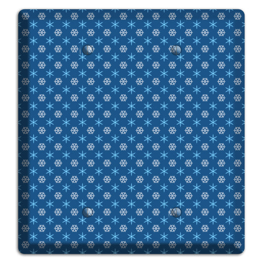 Blue Foulard 2 Blank Wallplate