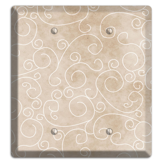 Wafer Neutral Texture 2 Blank Wallplate