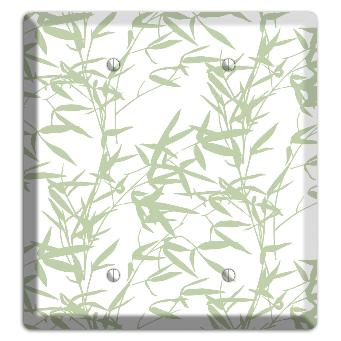 Leaves Style P 2 Blank Wallplate