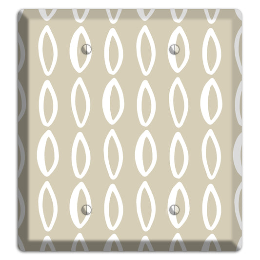 Simple Scandanavian Style Z 2 Blank Wallplate