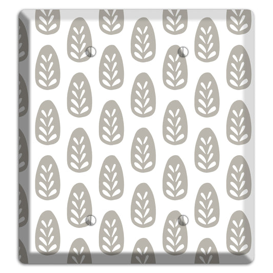 Simple Scandanavian Style U 2 Blank Wallplate