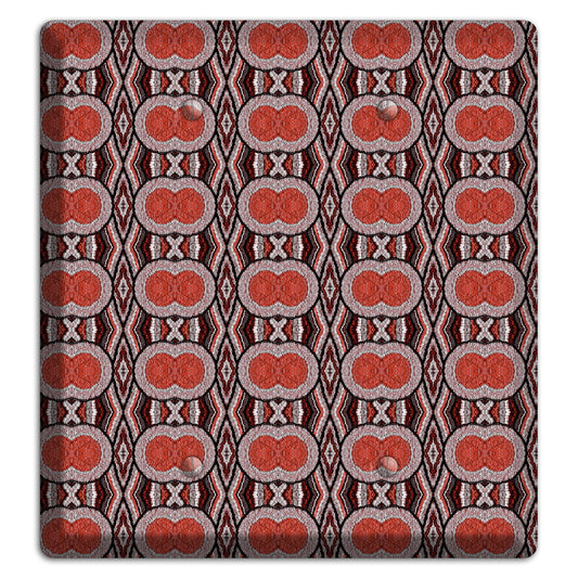 Red Tapestry 2 Blank Wallplate