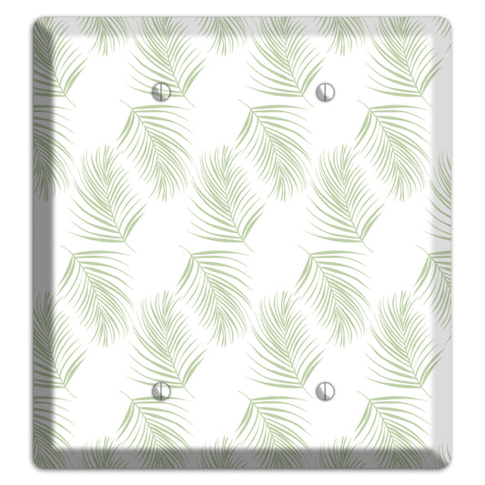 Leaves Style GG 2 Blank Wallplate