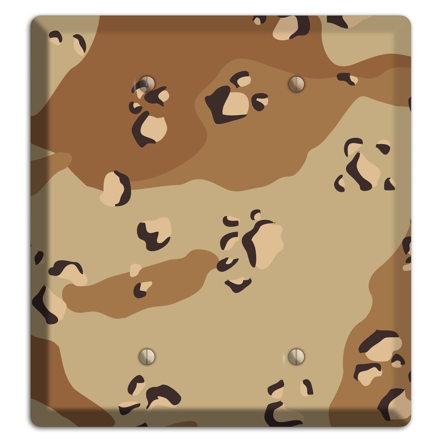 Desert Camo 2 Blank Wallplate