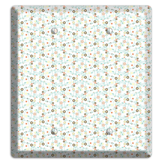 Small Cute Flowers 2 Blank Wallplate