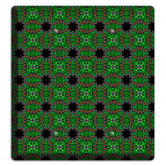 Green Foulard 2 2 Blank Wallplate