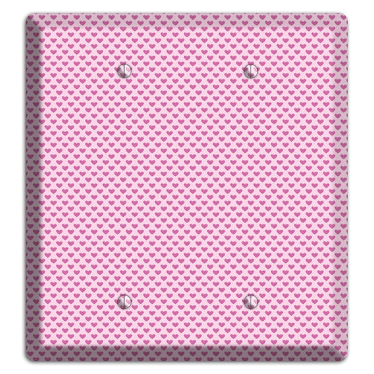 Pink Hearts 2 Blank Wallplate