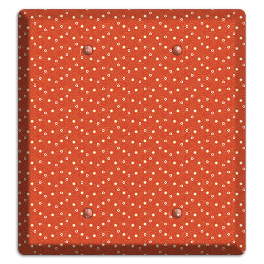 Tiny Red Vine Floral 2 Blank Wallplate