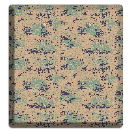 Marpat Woodland Camo 2 Blank Wallplate