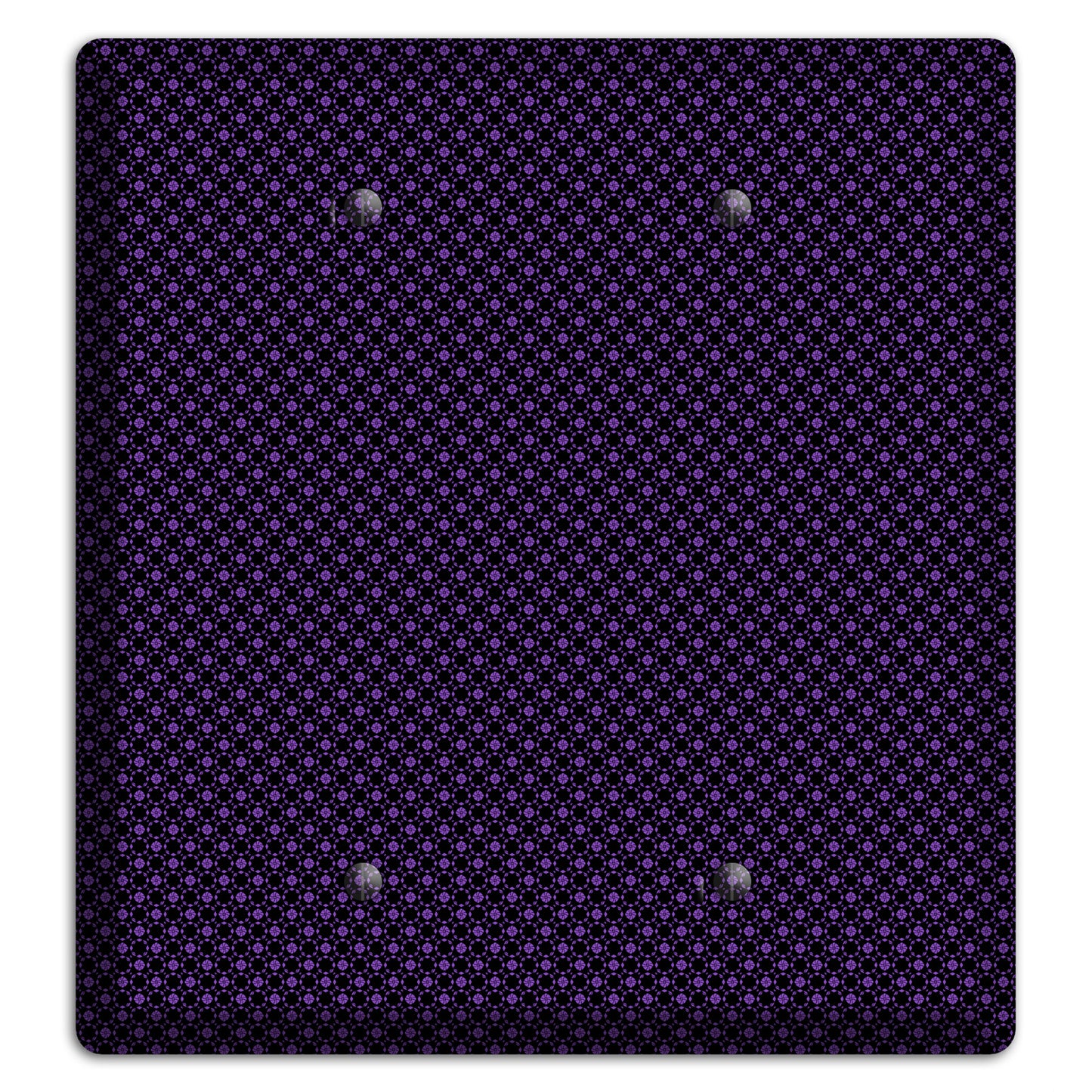 Multi Purple Geometric 2 Blank Wallplate