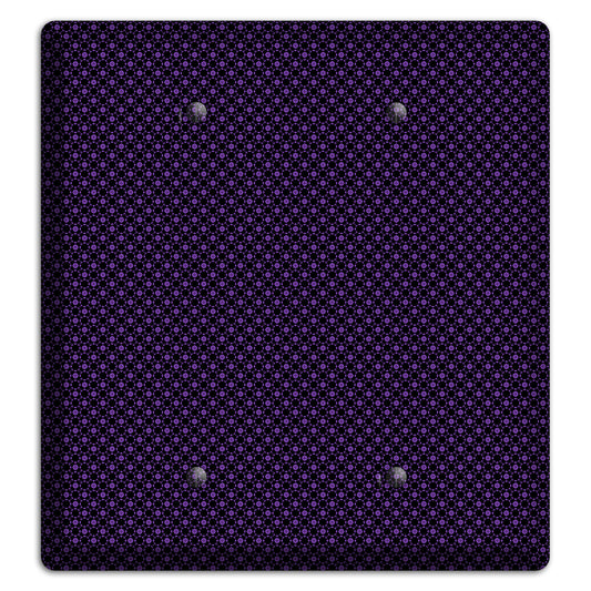 Multi Purple Geometric 2 Blank Wallplate