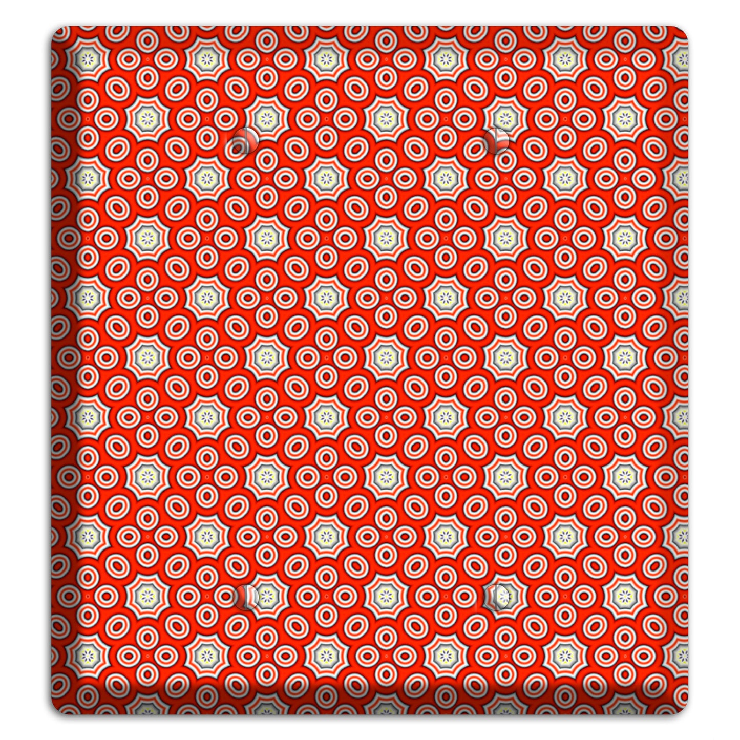 Red Foulard 2 Blank Wallplate