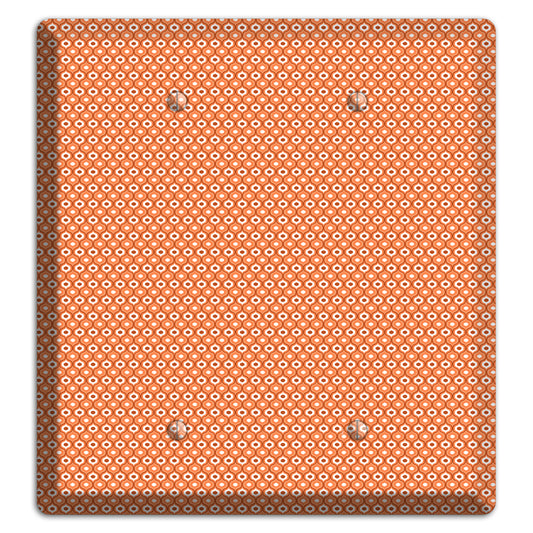 Coral Tiny Double Scallop 2 Blank Wallplate