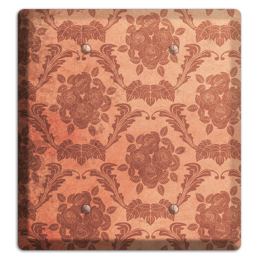 Contessa Vintage Rose Damask 2 Blank Wallplate