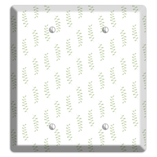 Leaves Style AA 2 Blank Wallplate