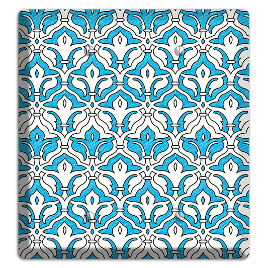 Blue Scallop Tapestry 2 Blank Wallplate