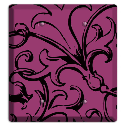 Victorian Fuschia 2 Blank Wallplate