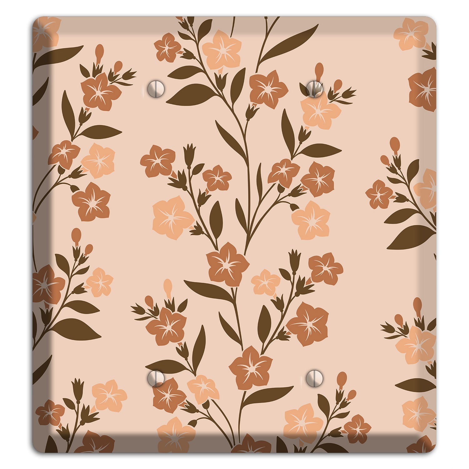 Spring Floral 2 2 Blank Wallplate