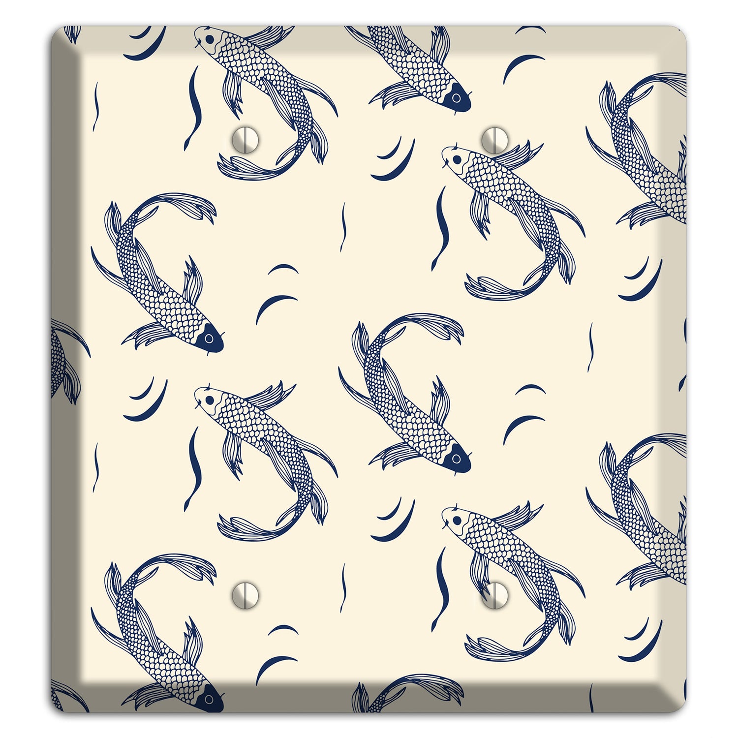 Koi Pond 1 2 Blank Wallplate