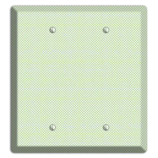 Light Green Tiny Geometric 2 Blank Wallplate