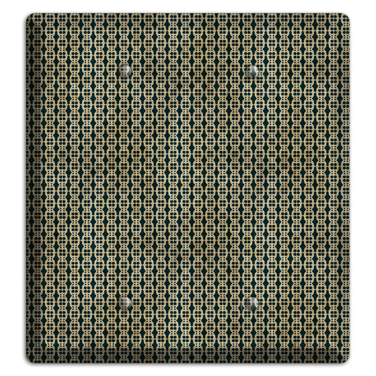 Dark Green Grunge Tiny Tiled Tapestry 3 2 Blank Wallplate