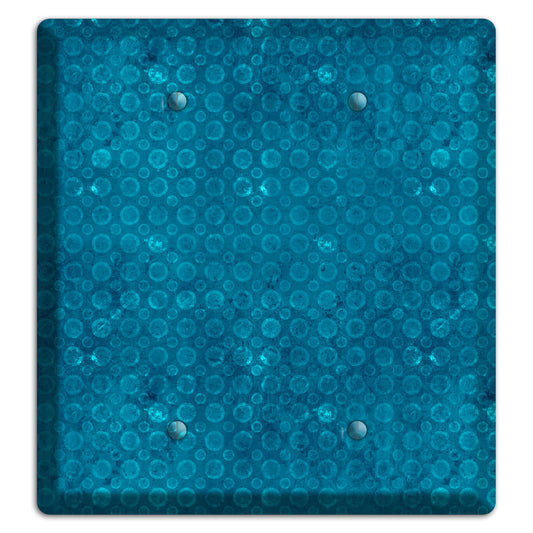 Turquoise Circles 2 Blank Wallplate