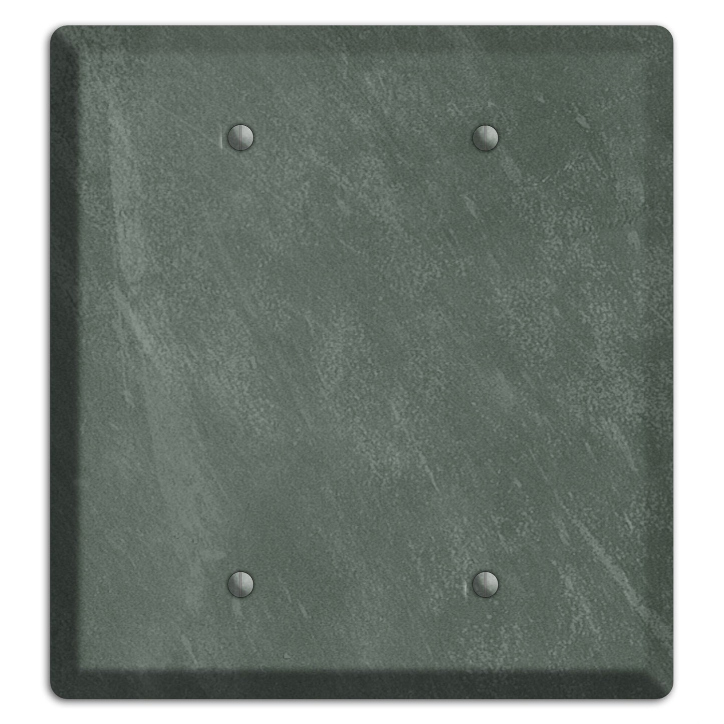 Chalk Dark Green 2 Blank Wallplate