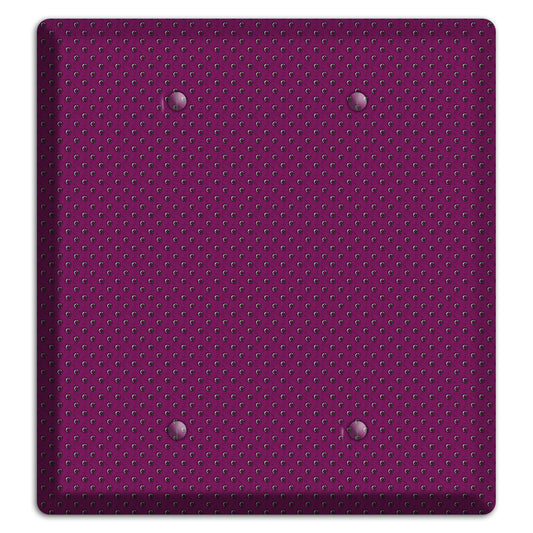 Purple Small Dots 2 Blank Wallplate