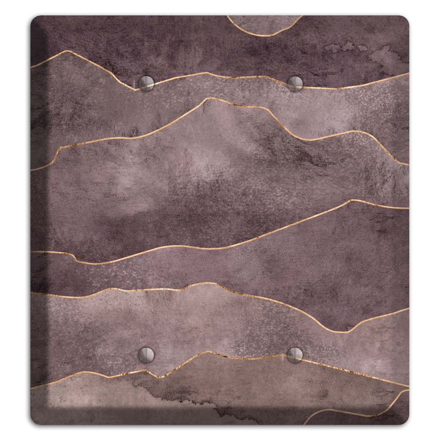 Plum Mountain Range 2 Blank Wallplate