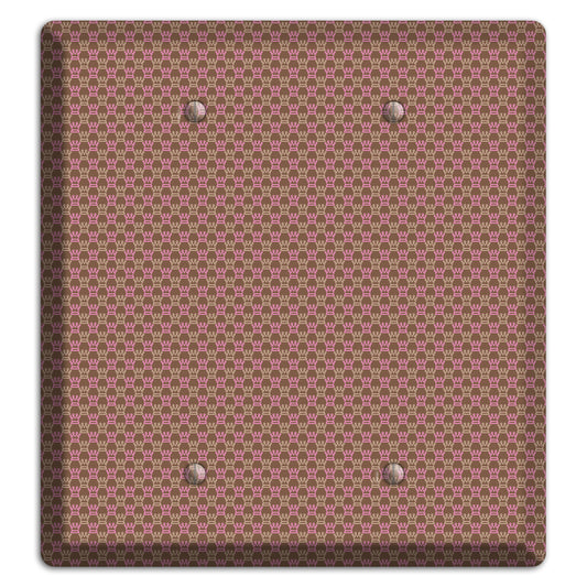 Brown Foulard 2 Blank Wallplate