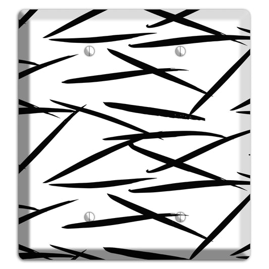 Ink Brushstrokes 3 2 Blank Wallplate