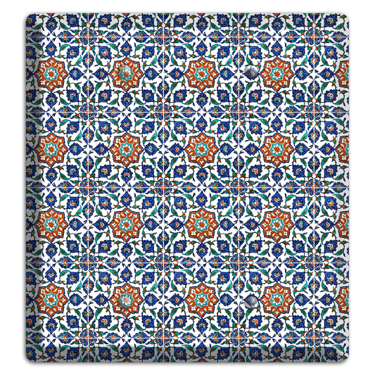 Ornate Floral Tile 2 Blank Wallplate