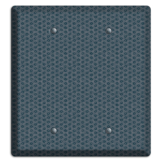 Blue Grey Foulard 2 Blank Wallplate