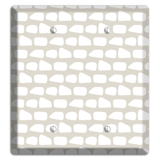 Simple Scandanavian Style Q 2 Blank Wallplate