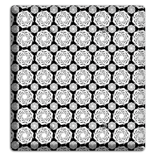 Overlay Hexagon Rotation Repeat 3 2 Blank Wallplate