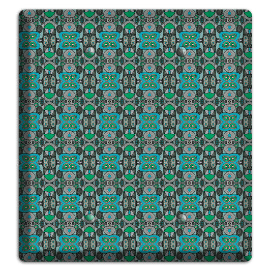 Green Tapestry 2 Blank Wallplate