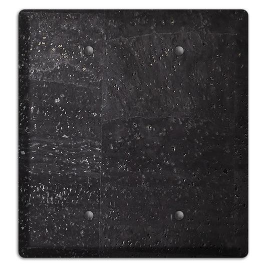 Black Cork 2 Blank Wallplate