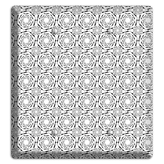 Overlay Hexagon Rotation Repeat 2 2 Blank Wallplate