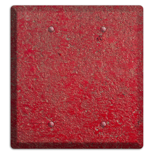 Red Concrete 2 Blank Wallplate