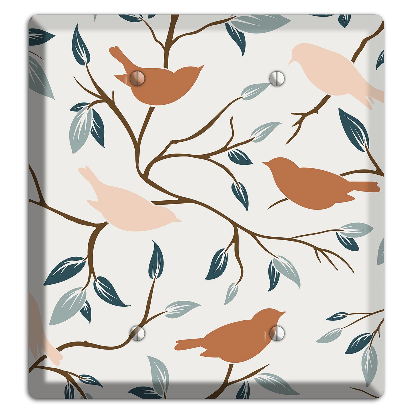 Bird Branch 1 2 Blank Wallplate