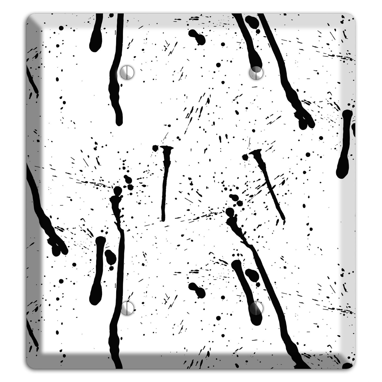 Ink Drips 4 2 Blank Wallplate