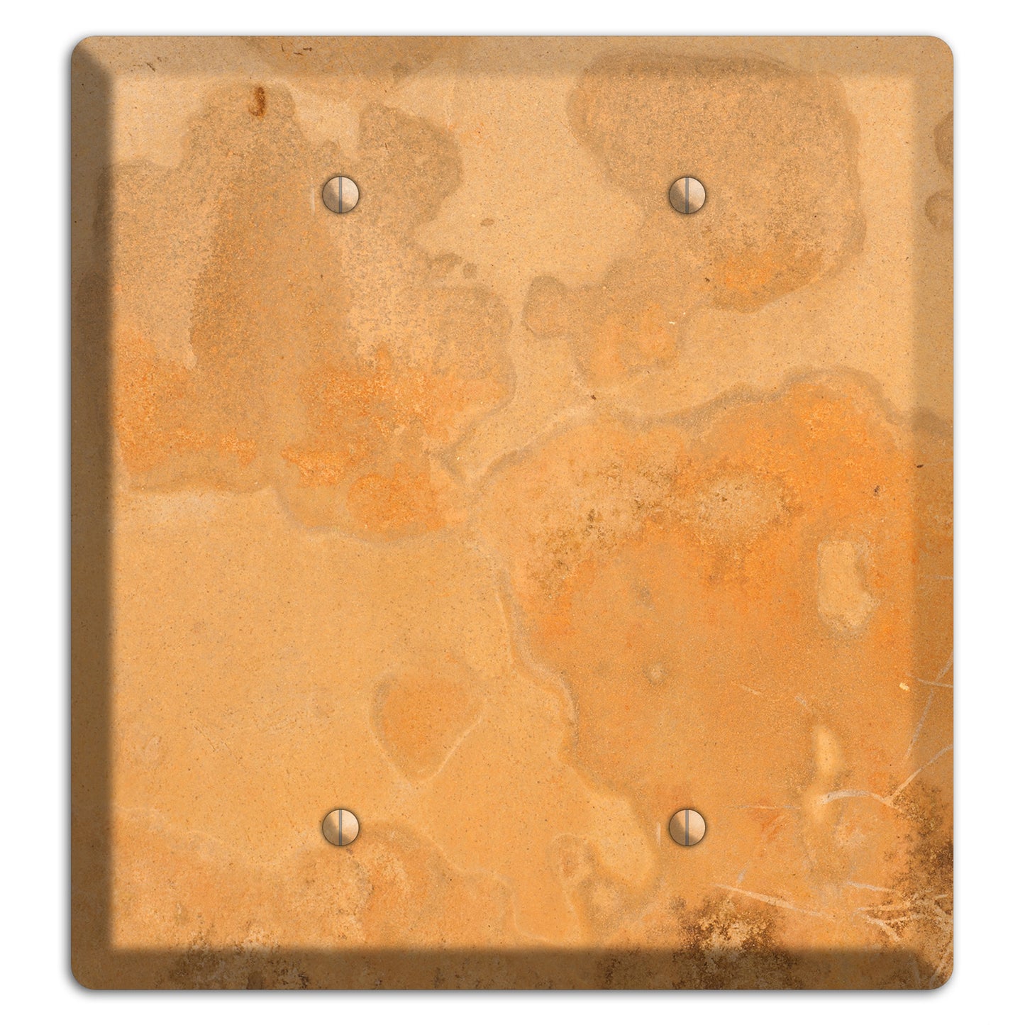 Tan Concrete 2 Blank Wallplate