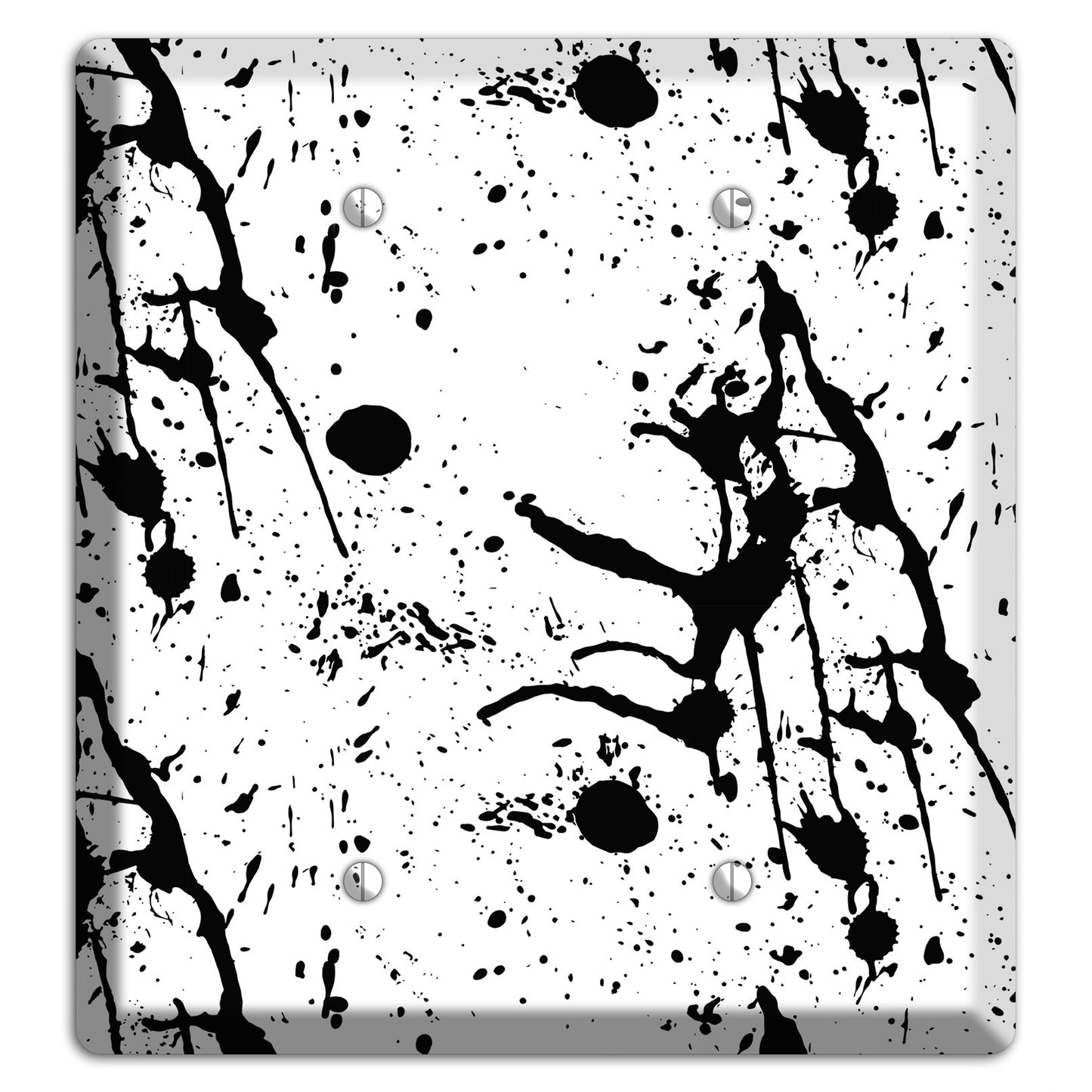 Ink Drips 8 2 Blank Wallplate