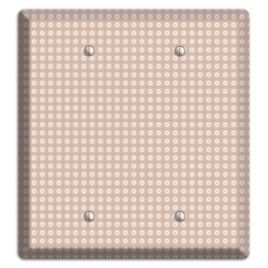 Beige with Circled Stars 2 Blank Wallplate